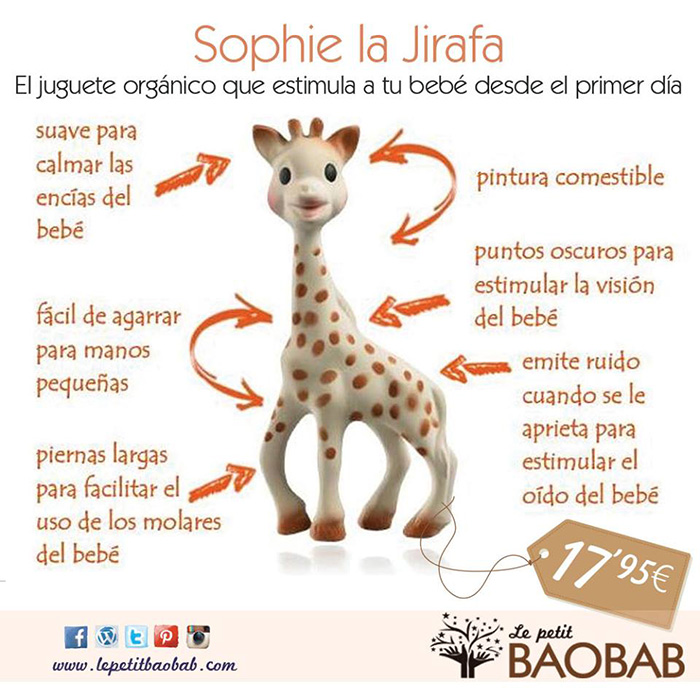 Mordedor Sophie la jirafa